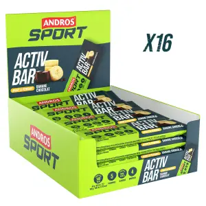 Voedingsrepen Andros Sport Activ Banane Chocolat image-1