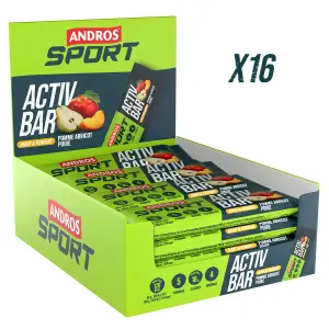 Voedingsrepen Andros Sport Activ Bar Pomme Poire Abricot image-2