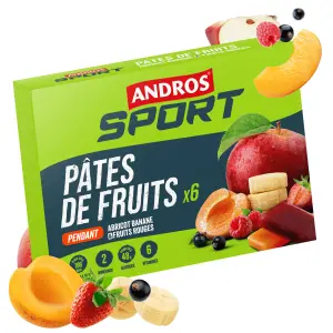 Pâte de fruits Andros Sport Mix (x6)