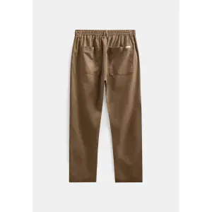 Cotton, Linen and Viscose Trousers Anerkjendt Jan image-1