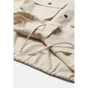 Linen and Cotton Overshirt Anerkjendt Otto image-1