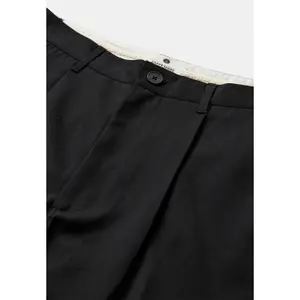 Pleated Check Wool Trousers Anerkjendt Jakob image-1