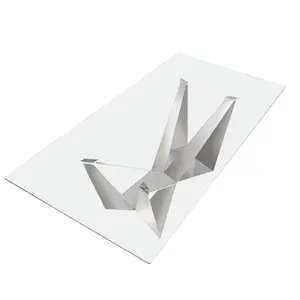 Dining table in tempered glass and steel Angel Cerdà image-3