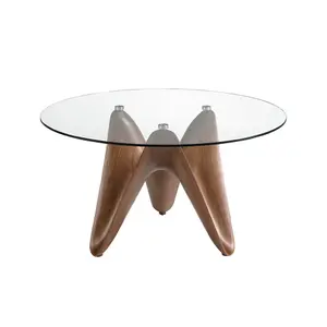 Table à manger ronde verre trempé Angel Cerdà image-1