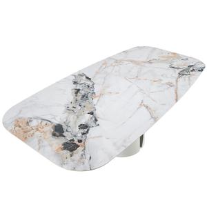 Kulatý barový jídelní stůl z mramoru a porcelánu Angel Cerdà image-3