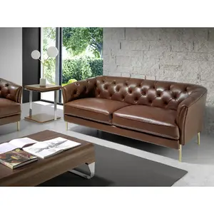 Table d'angle de noyer et acier Angel Cerdà image-3