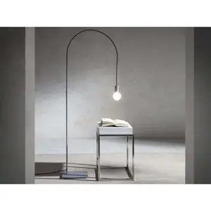 Wood and steel corner table Angel Cerdà image-3
