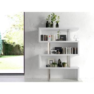 Knihovna z dřeva a chromové oceli Angel Cerdà image-1