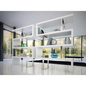 Knihovna z dřeva a chromové oceli Angel Cerdà image-2