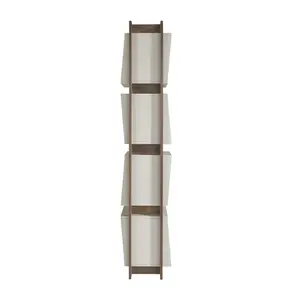 Walnut bookcase and cubes Angel Cerdà image-2