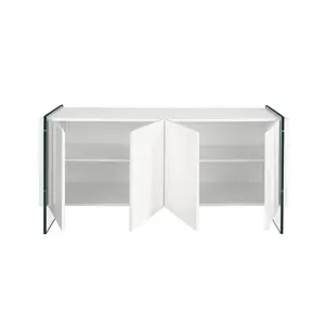 Buffet en bois et verre trempé Angel Cerdà image-1