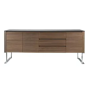 Skænk i træ med glasplade Angel Cerdà