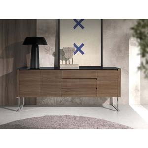 Skænk i træ med glasplade Angel Cerdà image-1