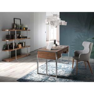 Bureau en noyer et acier chromé Angel Cerdà image-3