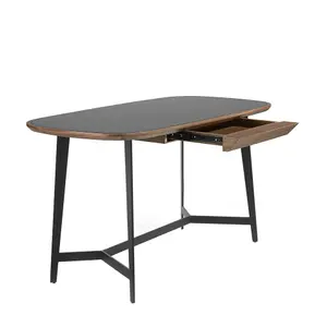 Bureau en noyer et vitrail Angel Cerdà image-2