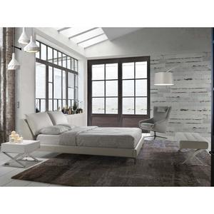 Kožený čelo postele s chromovaným kovem Angel Cerdà image-4