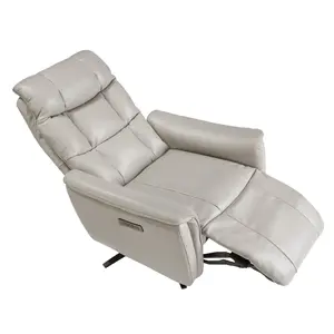 Fauteuil pivotant en cuir Angel Cerdà image-4