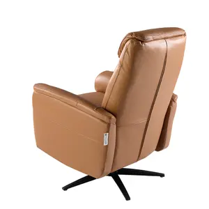 Leather swivel armchair Angel Cerdà image-3