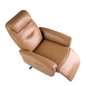 Leather swivel armchair Angel Cerdà image-1