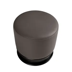 Faux leather pouf Angel Cerdà image-1