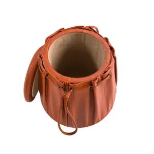 Leder-Pouf Angel Cerdà image-1