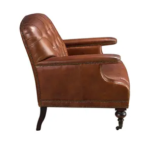 Leather armchair Angel Cerdà Chester image-1