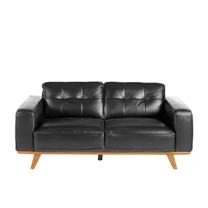 2-Sitzer-Sofa aus gepolstertem Leder Angel Cerdà image-0