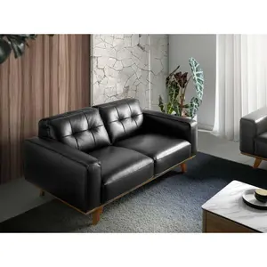 2-Sitzer-Sofa aus gepolstertem Leder Angel Cerdà image-2