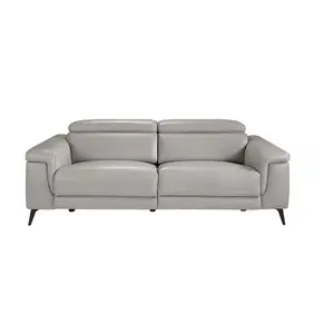 Gepolstertes 3-Sitzer-Sofa aus Leder Angel Cerdà image-0