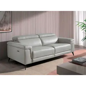 Gepolstertes 3-Sitzer-Sofa aus Leder Angel Cerdà image-2