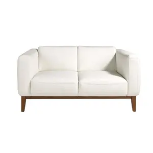 2-seater upholstered leather sofa Angel Cerdà image-0