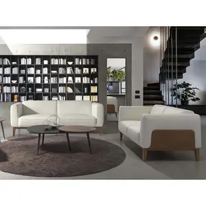 2-seater upholstered leather sofa Angel Cerdà image-2