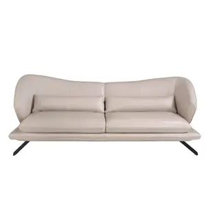 3-personers lædersofa med hynder Angel Cerdà