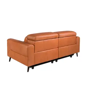 3-seater leather sofa Angel Cerdà image-4