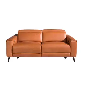 3-seater leather sofa Angel Cerdà image-0