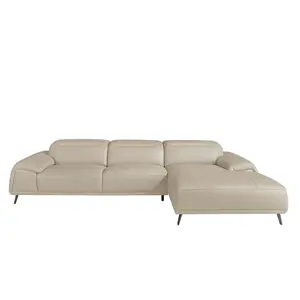 Cowhide leather chaise longue Angel Cerdà image-0
