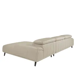 Cowhide leather chaise longue Angel Cerdà image-4