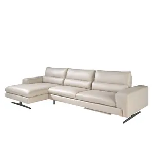 Left corner sofa in adjustable leather Angel Cerdà image-1