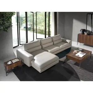 Left corner sofa in adjustable leather Angel Cerdà image-4