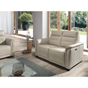 2-seater leather sofa with relaxation mechanism Angel Cerdà image-4