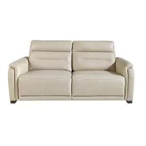 3-seater leather sofa and recliner Angel Cerdà image-1