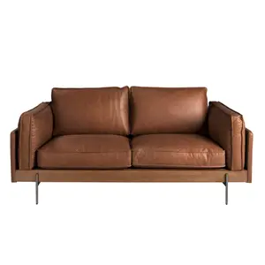 2-seater leather sofa Angel Cerdà image-0