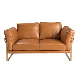 2-seater leather sofa Angel Cerdà image-0