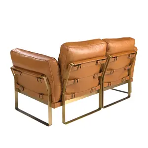 2-seater leather sofa Angel Cerdà image-2