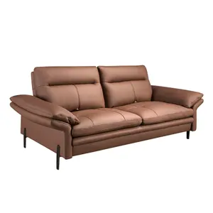 3-seater leather sofa Angel Cerdà image-1
