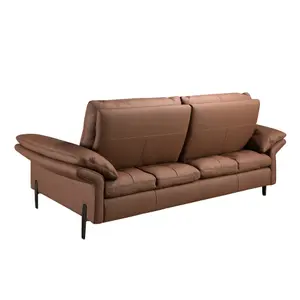 3-seater leather sofa Angel Cerdà image-2