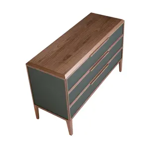 Pvc and walnut chest of drawers Angel Cerdà image-2
