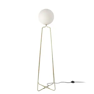 Stehlampe aus Stahl und Glas Angel Cerdà image-1