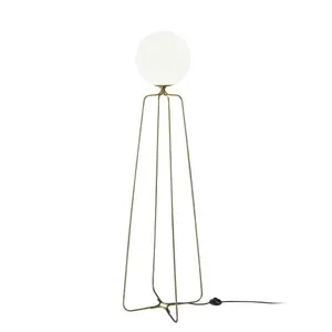 Stehlampe aus Stahl und Glas Angel Cerdà image-2