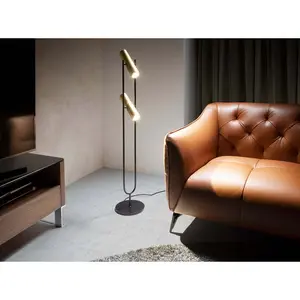 Stainless steel floor lamp Angel Cerdà image-3